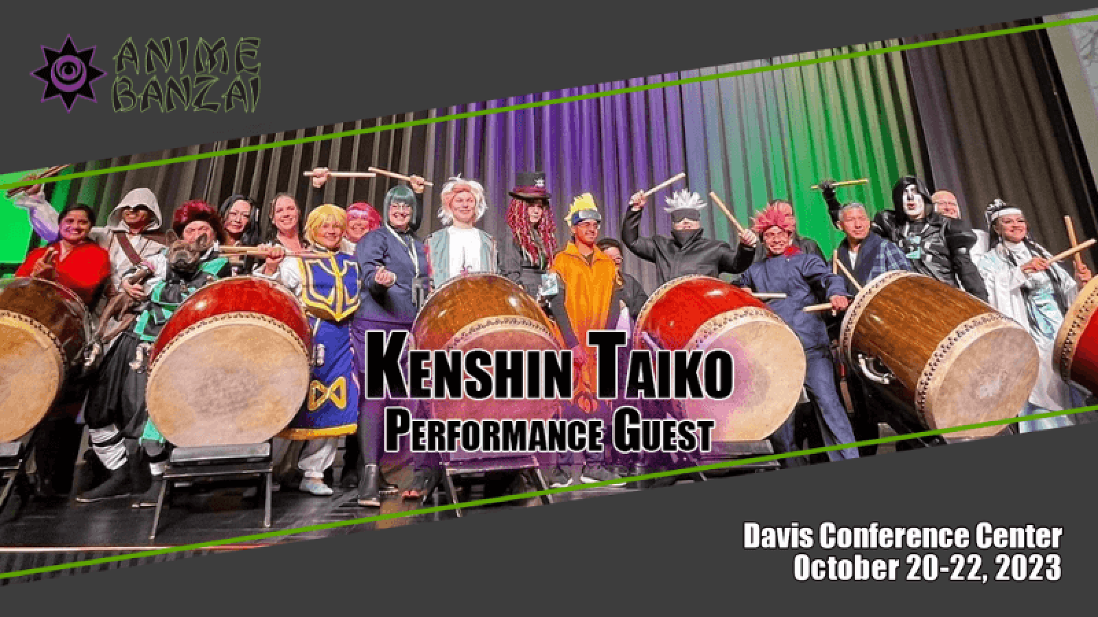 Kenshin Taiko Drummers Blog Title Card