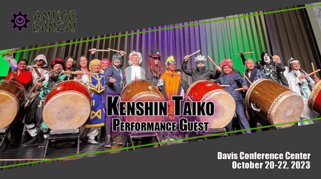 Kenshin Taiko Drummers Blog Title Card